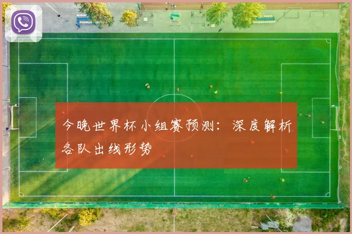 今晚世界杯小组赛预测：深度解析各队出线形势
